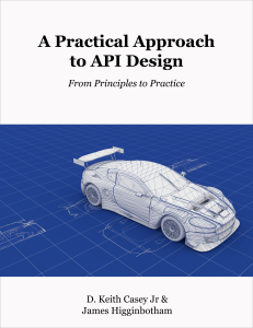 A Practical Approach to API Design